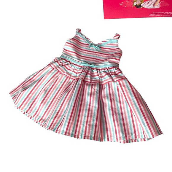 American Girl MaryEllen Doll Meet Outfit Dress Hair Bow Shoes Book Wrist Tag Box - Picture 8 of 11